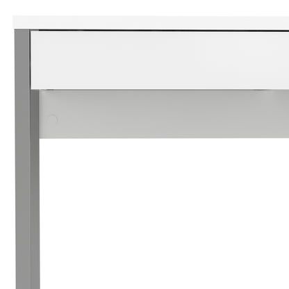 function plus desk 2 drawers in white high gloss