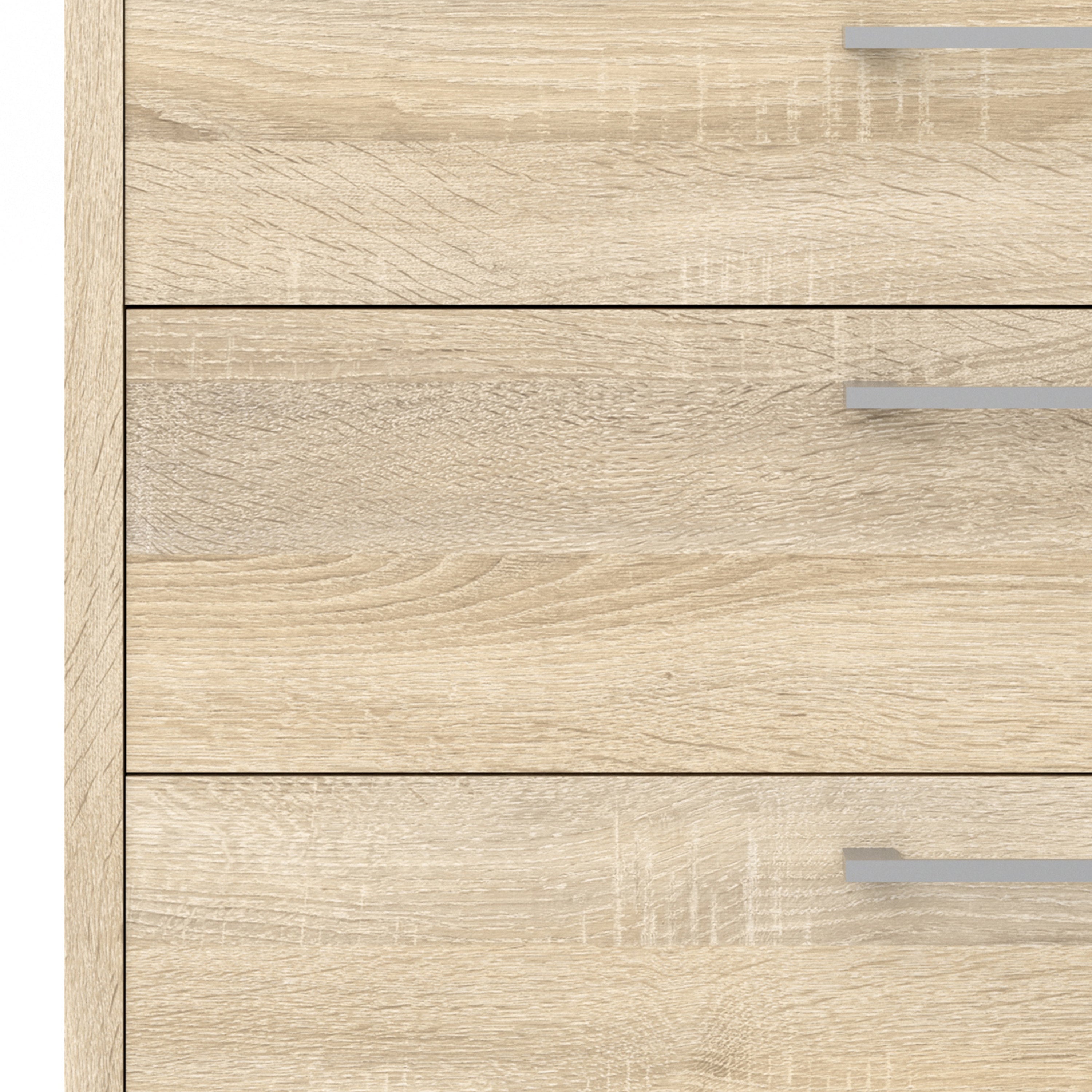 Prima bookcase 2 shelves with 2 drawers 2 file drawers in oak