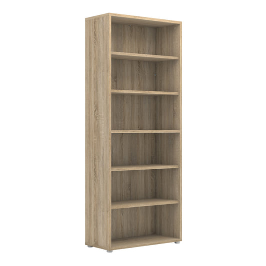 prima bookcase 5 shelves in oak