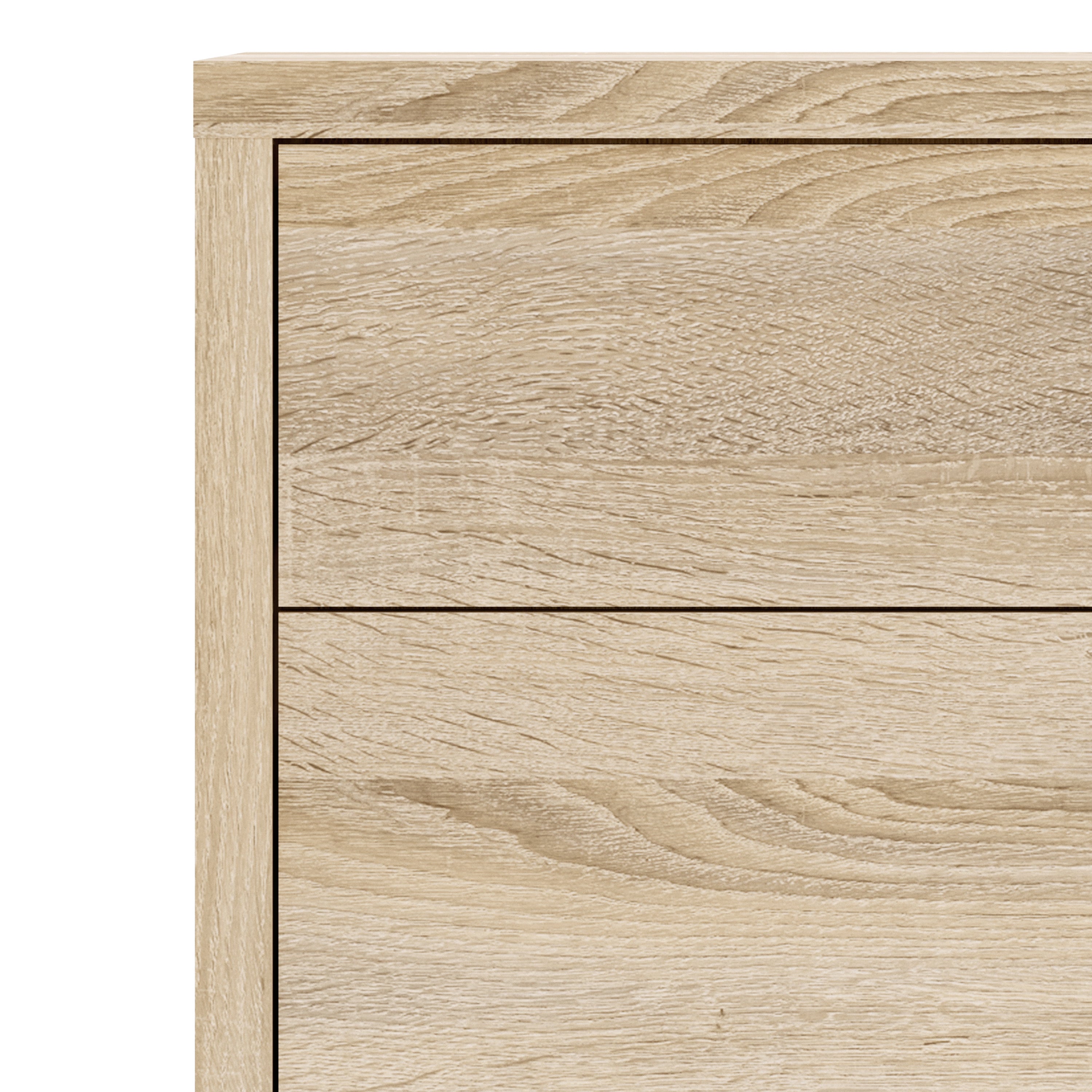 Prima bookcase 1 shelf with 2 drawers 2 doors in oak