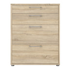 Prima office storage with 2 drawers 2 file drawers in oak
