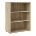 Prima bookcase 2 shelves in oak