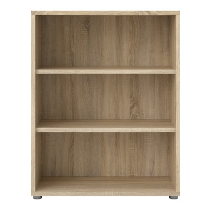 prima bookcase 2 shelves in oak