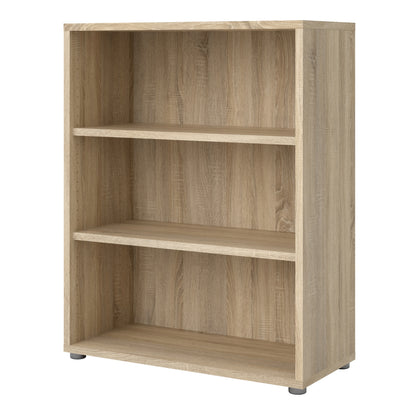 prima bookcase 2 shelves in oak