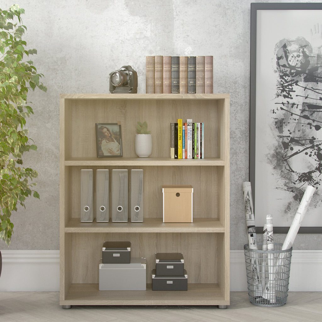 Prima bookcase 2 shelves in oak