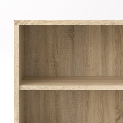 prima bookcase 2 shelves in oak