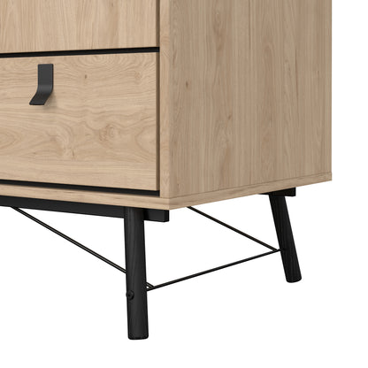 ry wardrobe 3 doors 3 drawers in jackson hickory oak