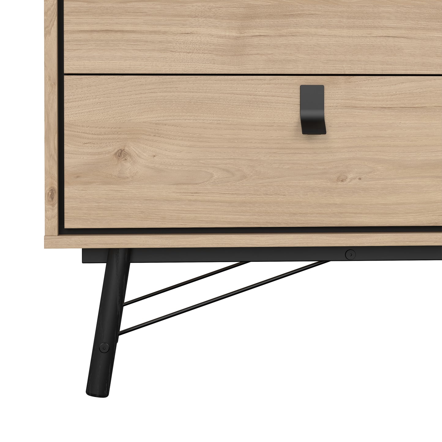 ry wide double chest of drawers 6 drawers in jackson hickory oak