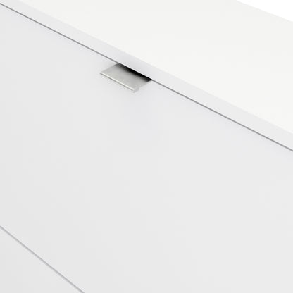 shoes shoe cabinet 2 flip down doors and 1 layer in white