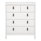 Barcelona Chest 3+2 Drawers in White