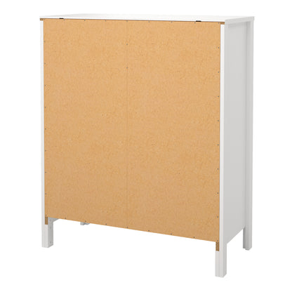 barcelona chest 3+2 drawers in white