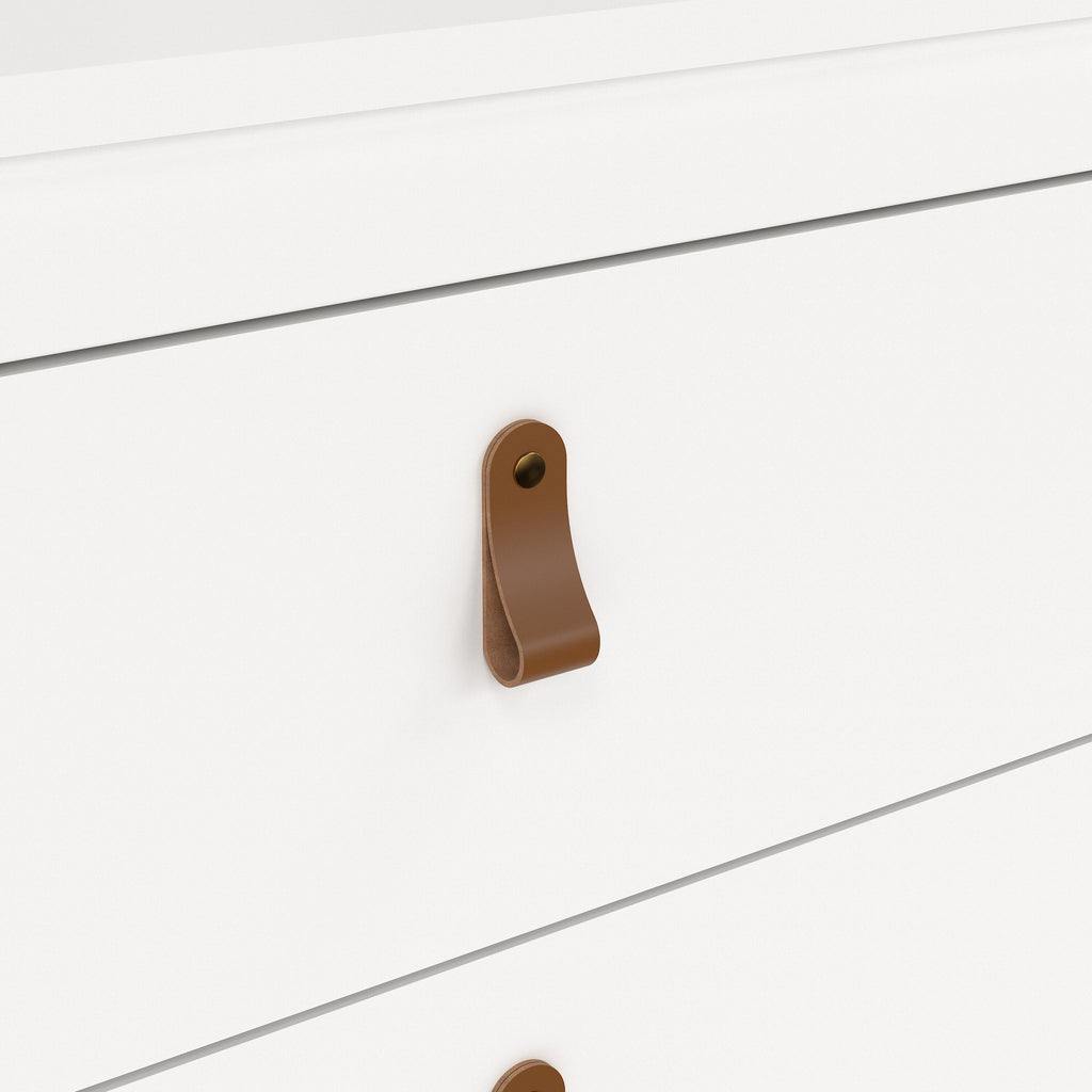 Barcelona chest 3 drawers in white