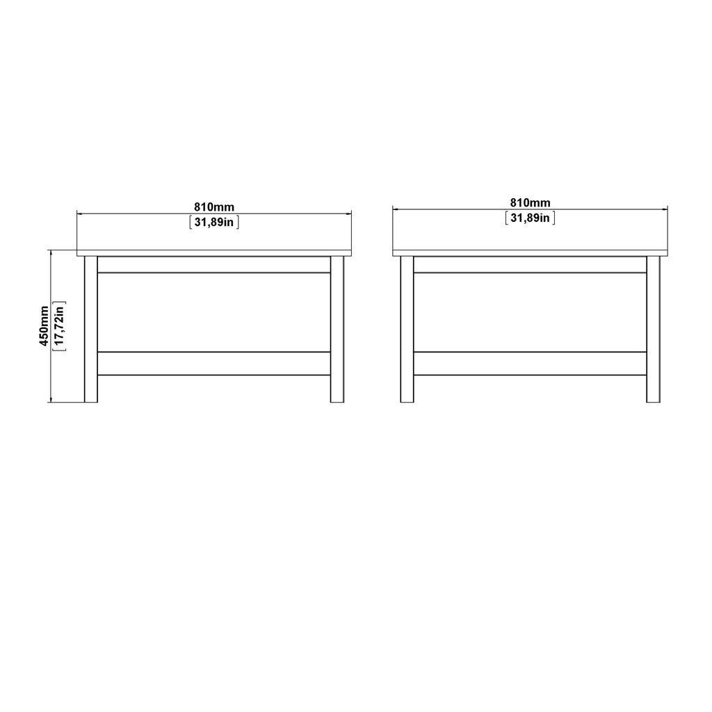 Barcelona Coffee Table in White