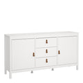 Barcelona sideboard 2 doors 3 drawers in white