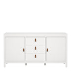 Barcelona sideboard 2 doors 3 drawers in white