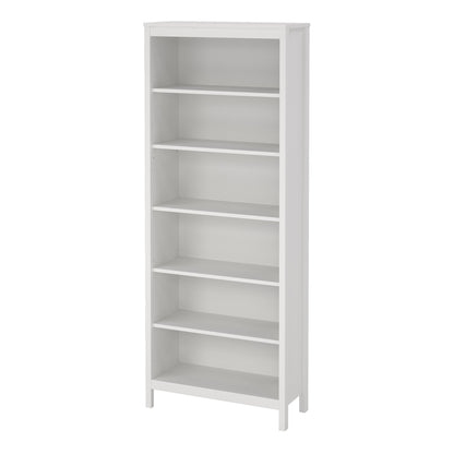 barcelona bookcase in white