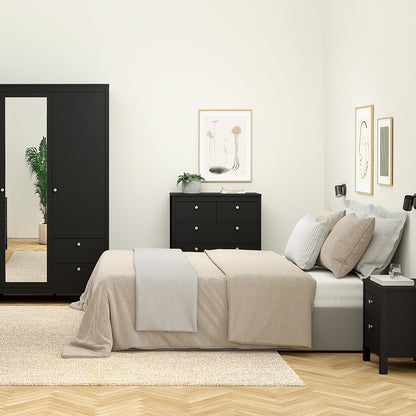 madrid chest 3+2 drawers in matt black