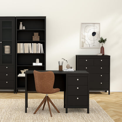 madrid chest 3+2 drawers in matt black
