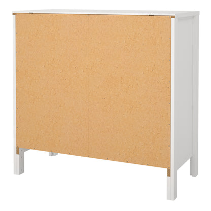 madrid chest 3 drawers in white