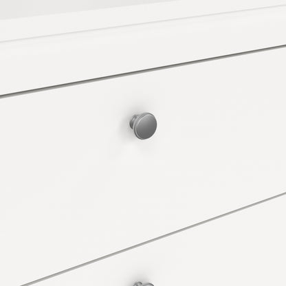 madrid chest 3 drawers in white