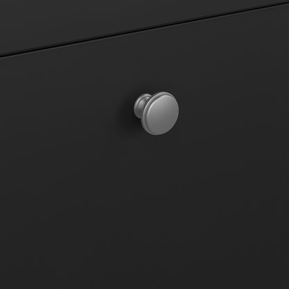 madrid shoe cabinet 4 flip down doors in matt black