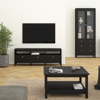 madrid coffee table in matt black