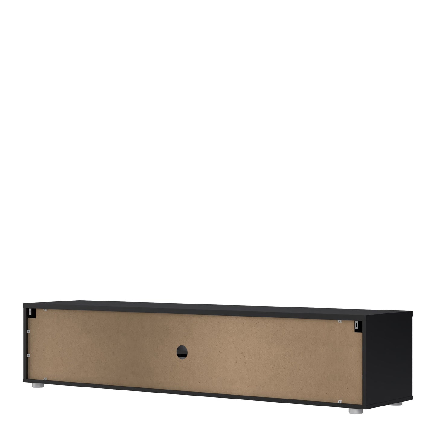 media tv unit with 2 doors 1 drawer 177cm black