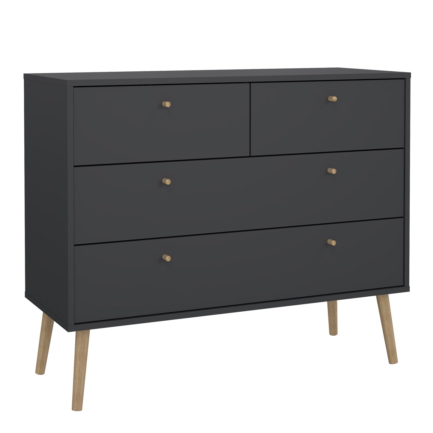 cumbria chest 2 + 2 drawers dark grey