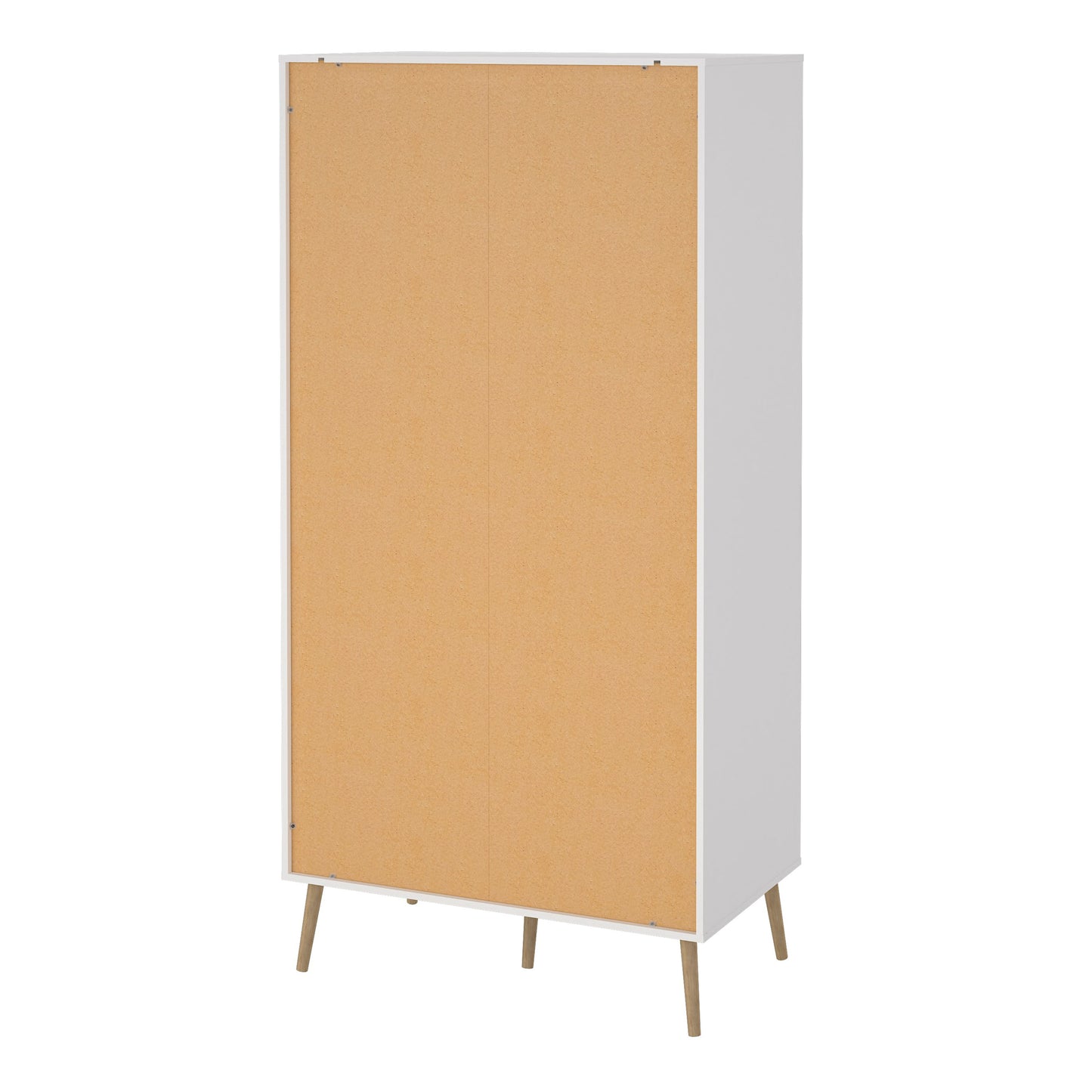 cumbria wardrobe with 2 doors + 2 drawers white