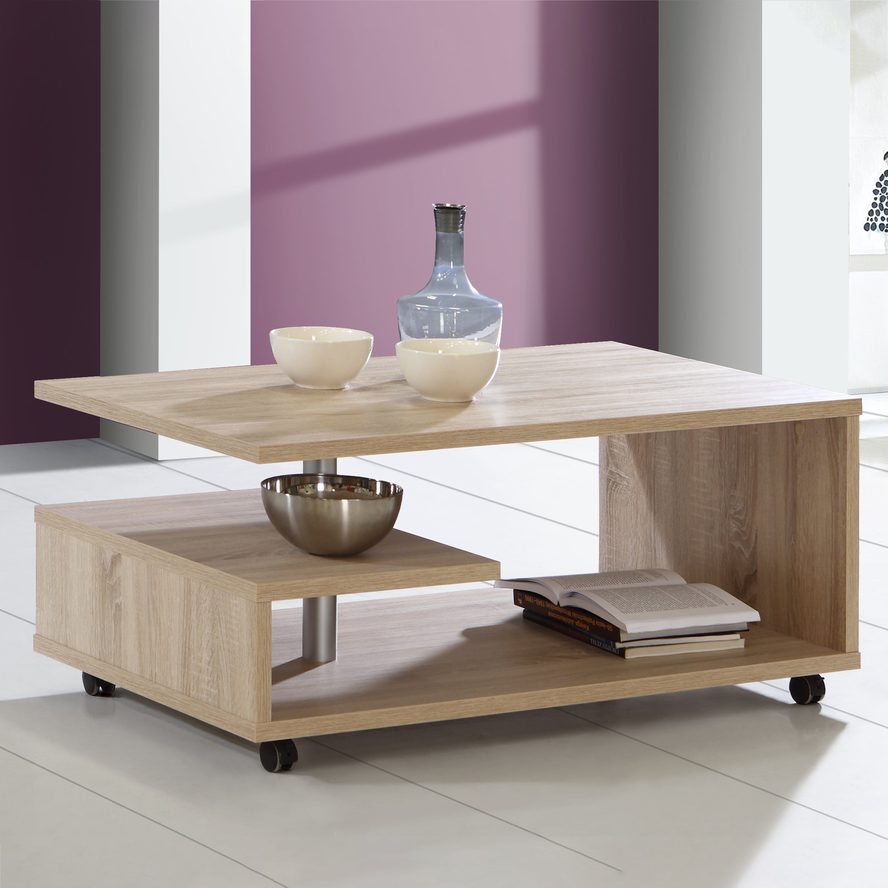 bailey coffee table in sonoma oak