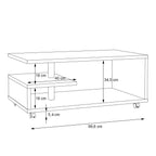 bailey coffee table in sonoma oak