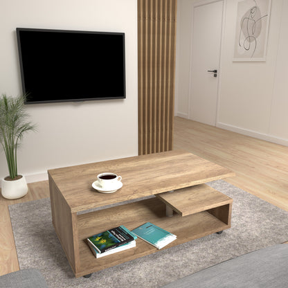 bailey coffee table in antique oak