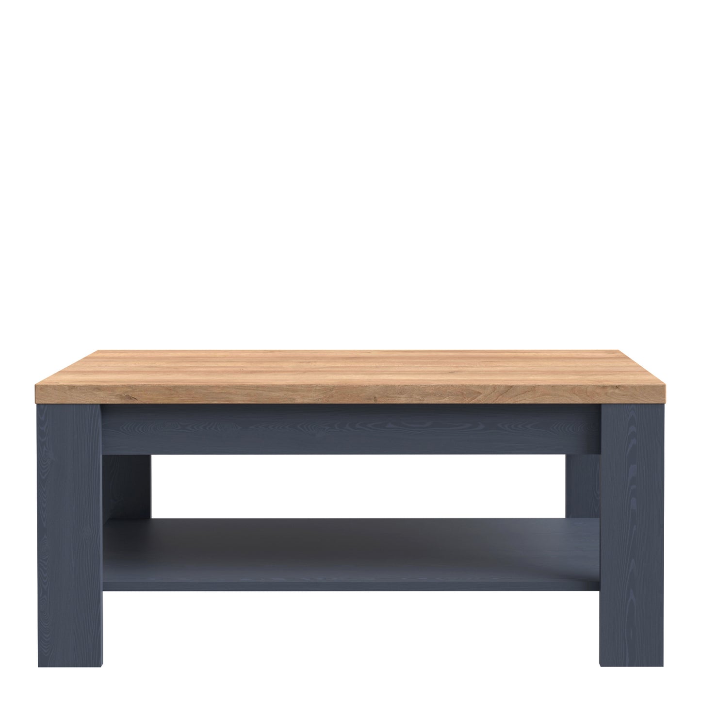 bohol coffee table in riviera oak/navy