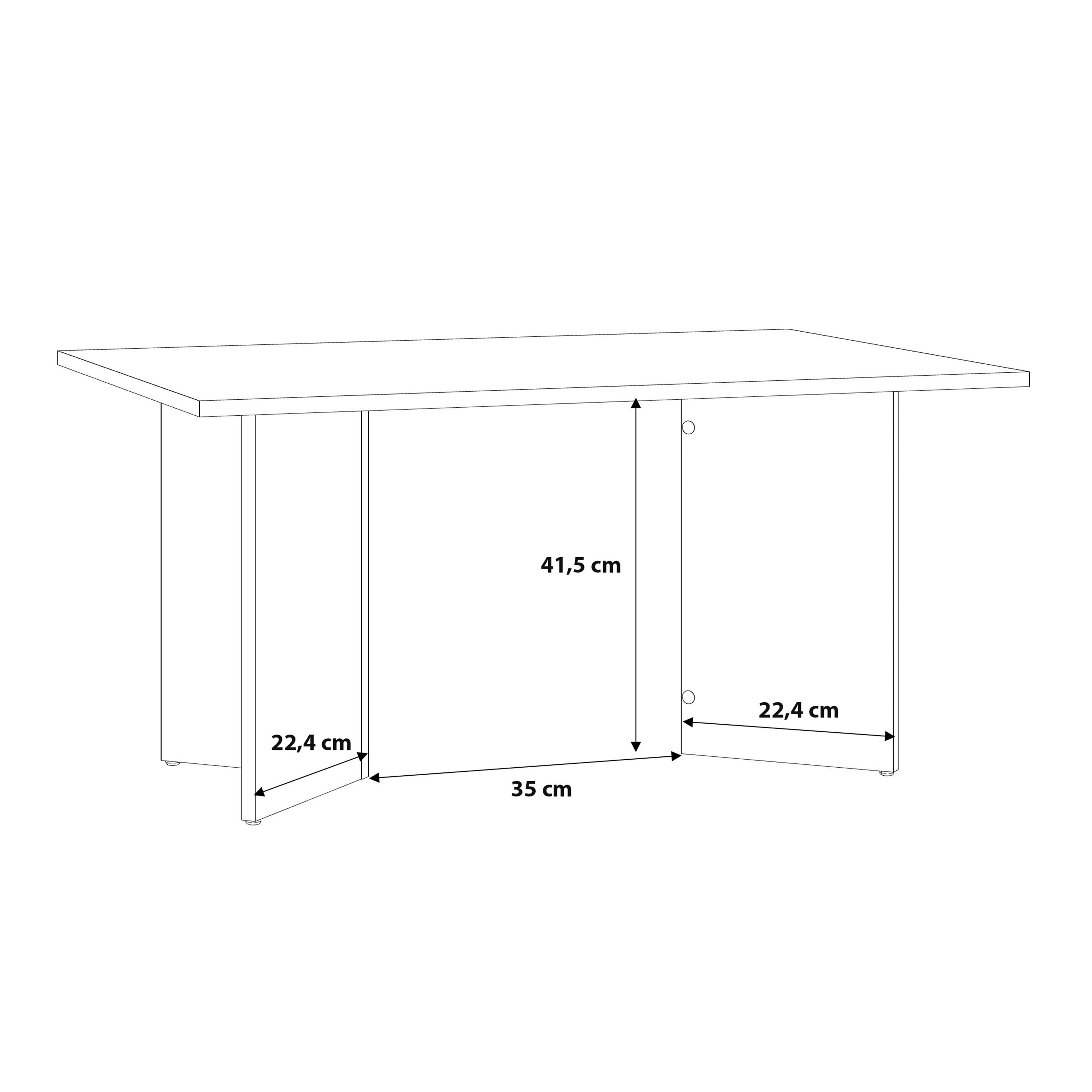 Karon Coffee Table – Oak