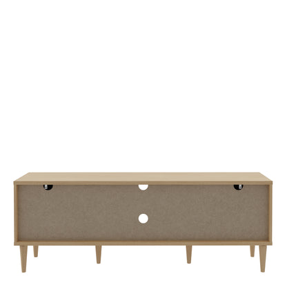 calasetta 2 door 1 shelf tv unit in rattan