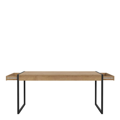 high rock dining table in riviera oak