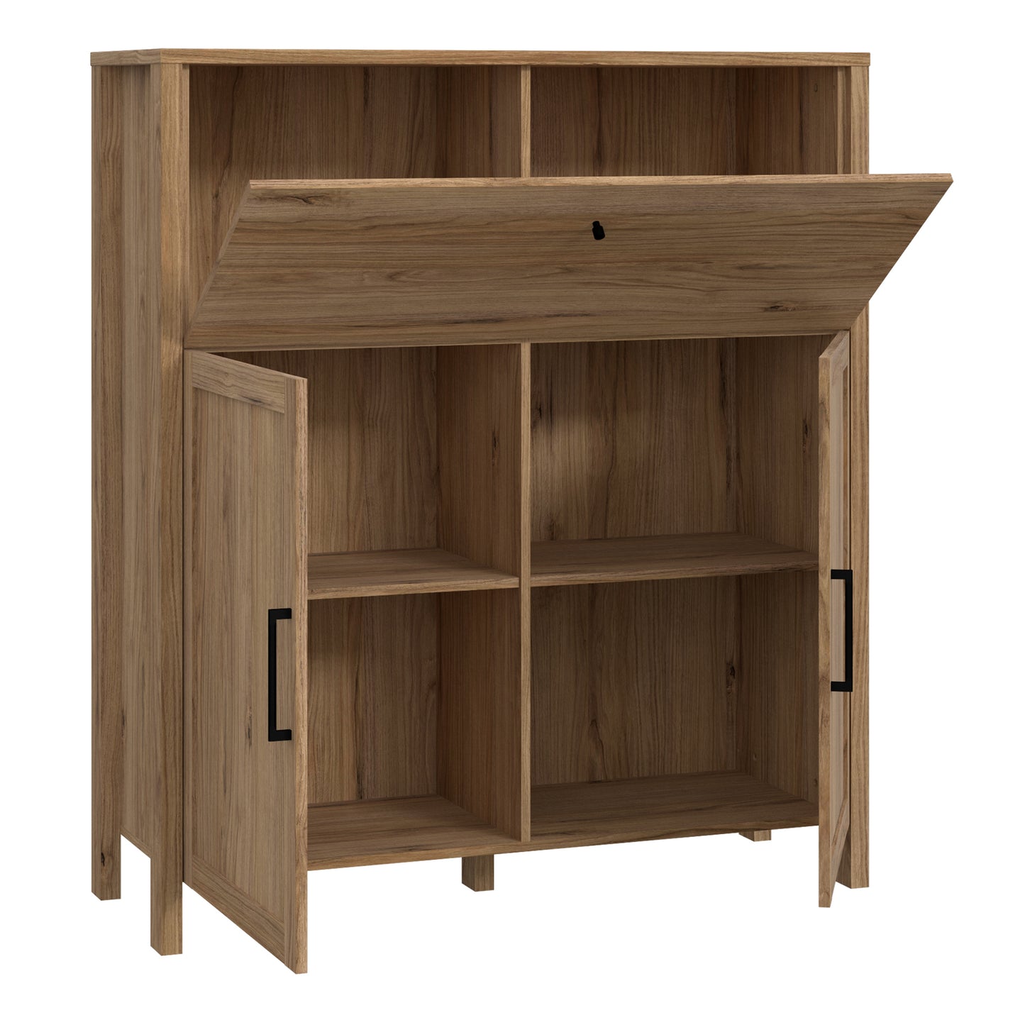 malte brun bar chest in waterford oak
