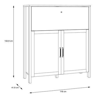 malte brun bar chest in waterford oak