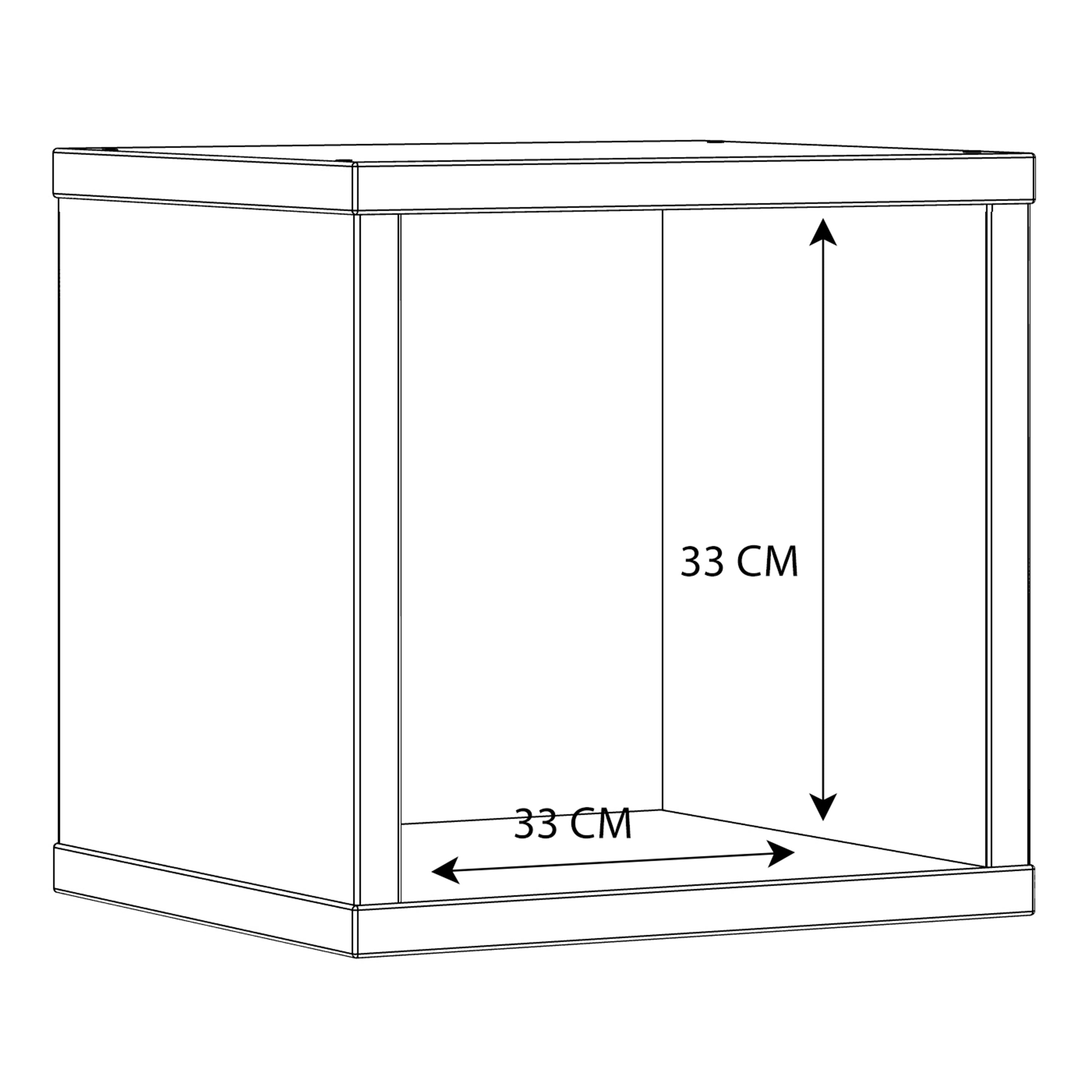 Mauro Singular Storage Unit in White Gloss