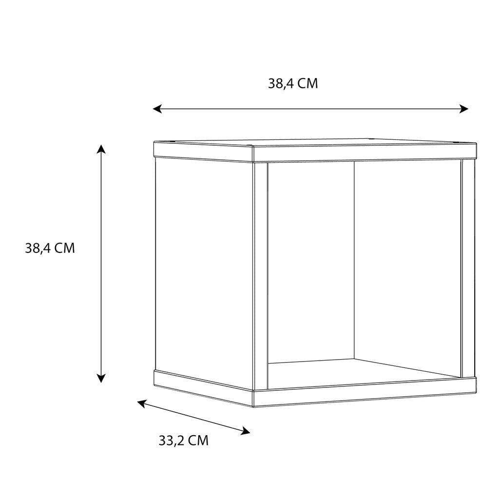 Mauro Singular Storage Unit in White Gloss