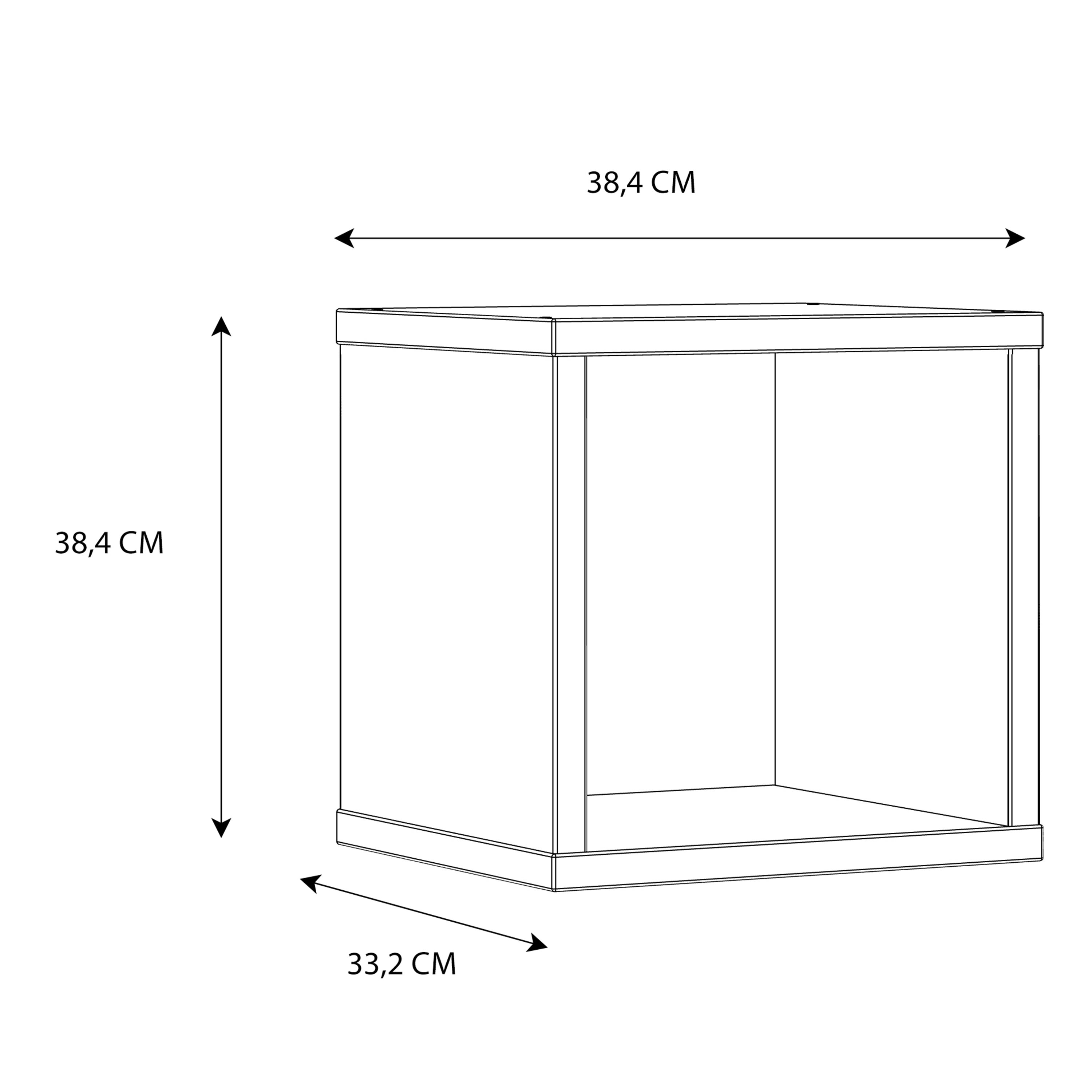 Mauro Singular Storage Unit in White Gloss