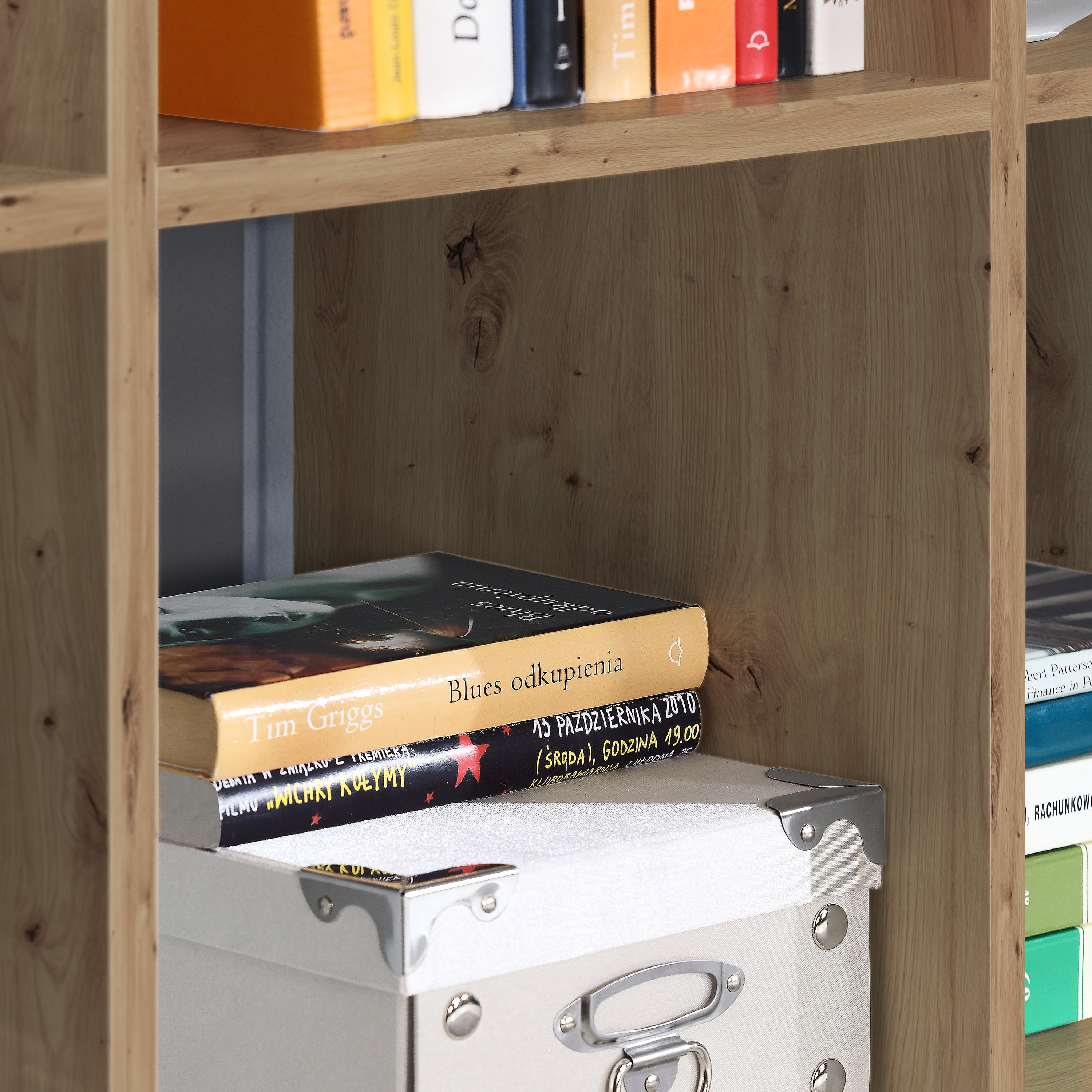 mauro 1 shelf storage unit in artisan oak
