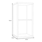 mauro 1 shelf storage unit in artisan oak