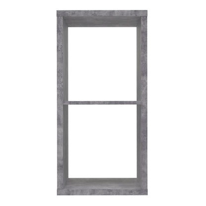 mauro 1 shelf storage unit in concrete grey