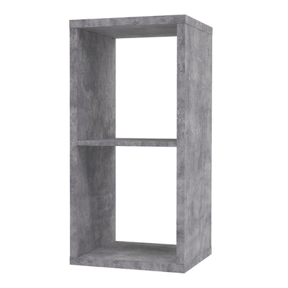 mauro 1 shelf storage unit in concrete grey