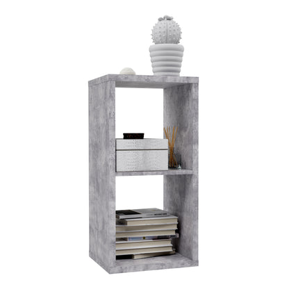 mauro 1 shelf storage unit in concrete grey