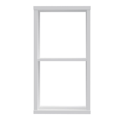 mauro 1 shelf storage unit in white high gloss/white