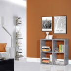 mauro 2x2 storage unit in concrete grey
