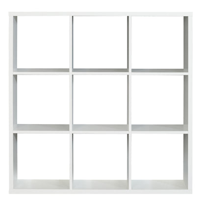 mauro 3x3 storage unit in matt white