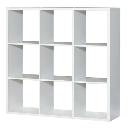 mauro 3x3 storage unit in matt white